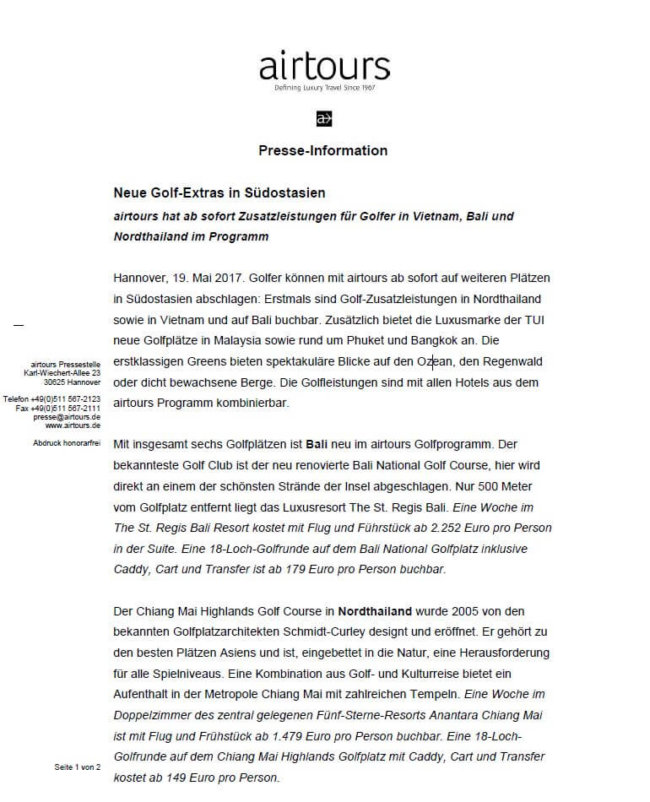Pressemitteiung airtours_19.05.17