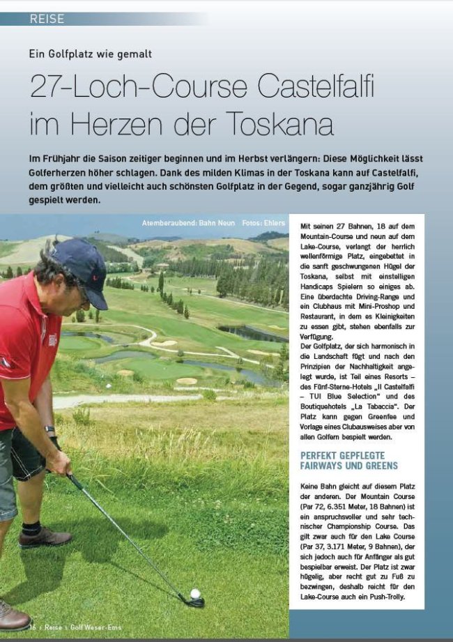 Golfmagazin Weser Report 1