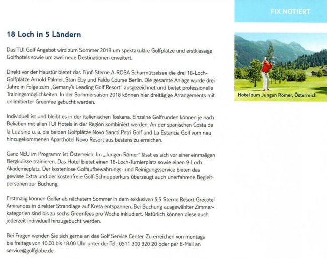 Belegartikel TUInews November 17